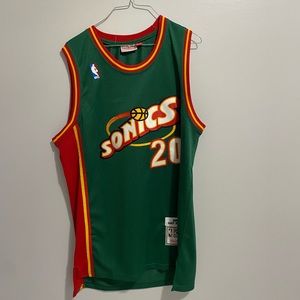 Gary Paton Seattle Supersonics Jersey